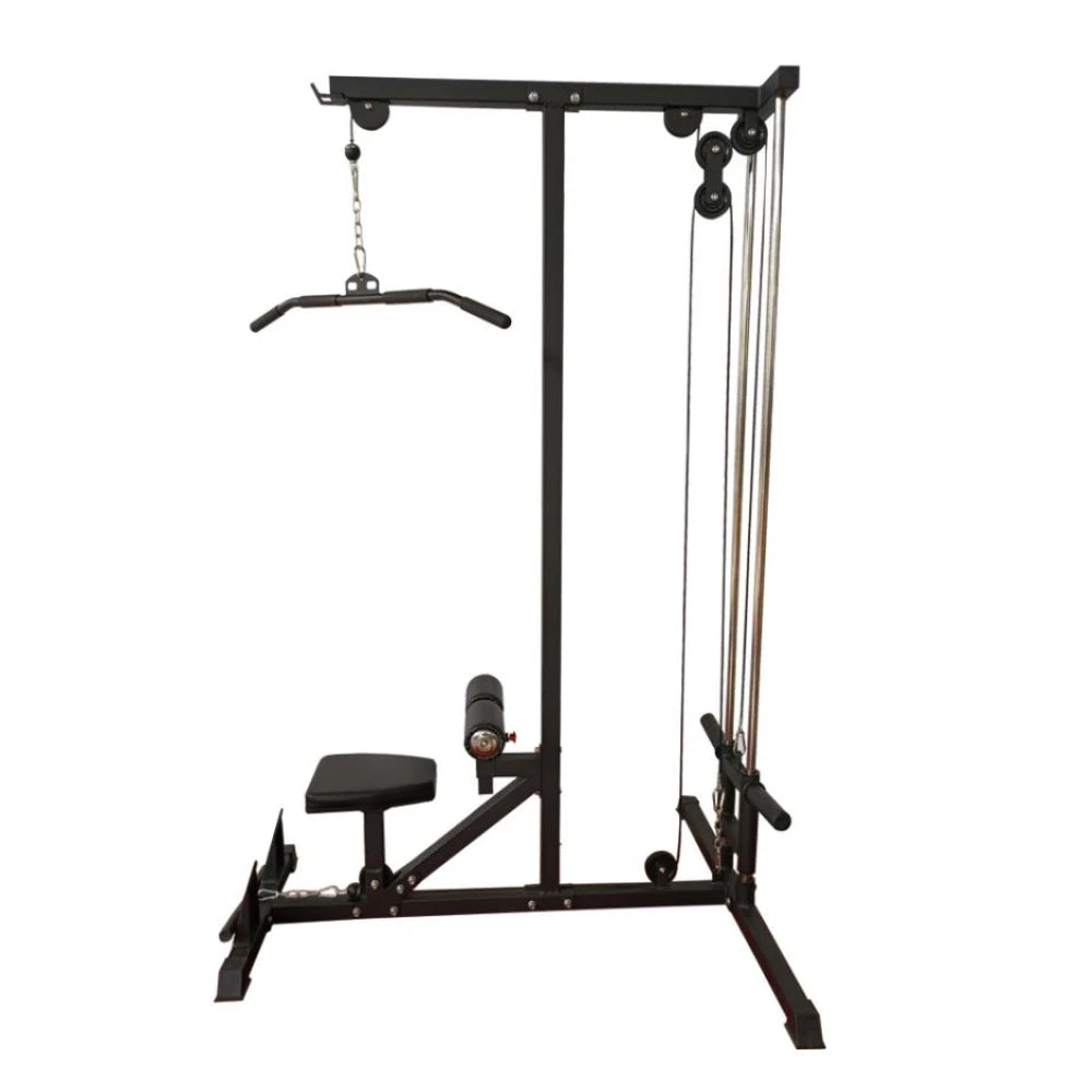 Lat Pull Down Machine Plate Loaded Home Fitness Equipment Professional Exercise Iso Lateral Rowing Machine