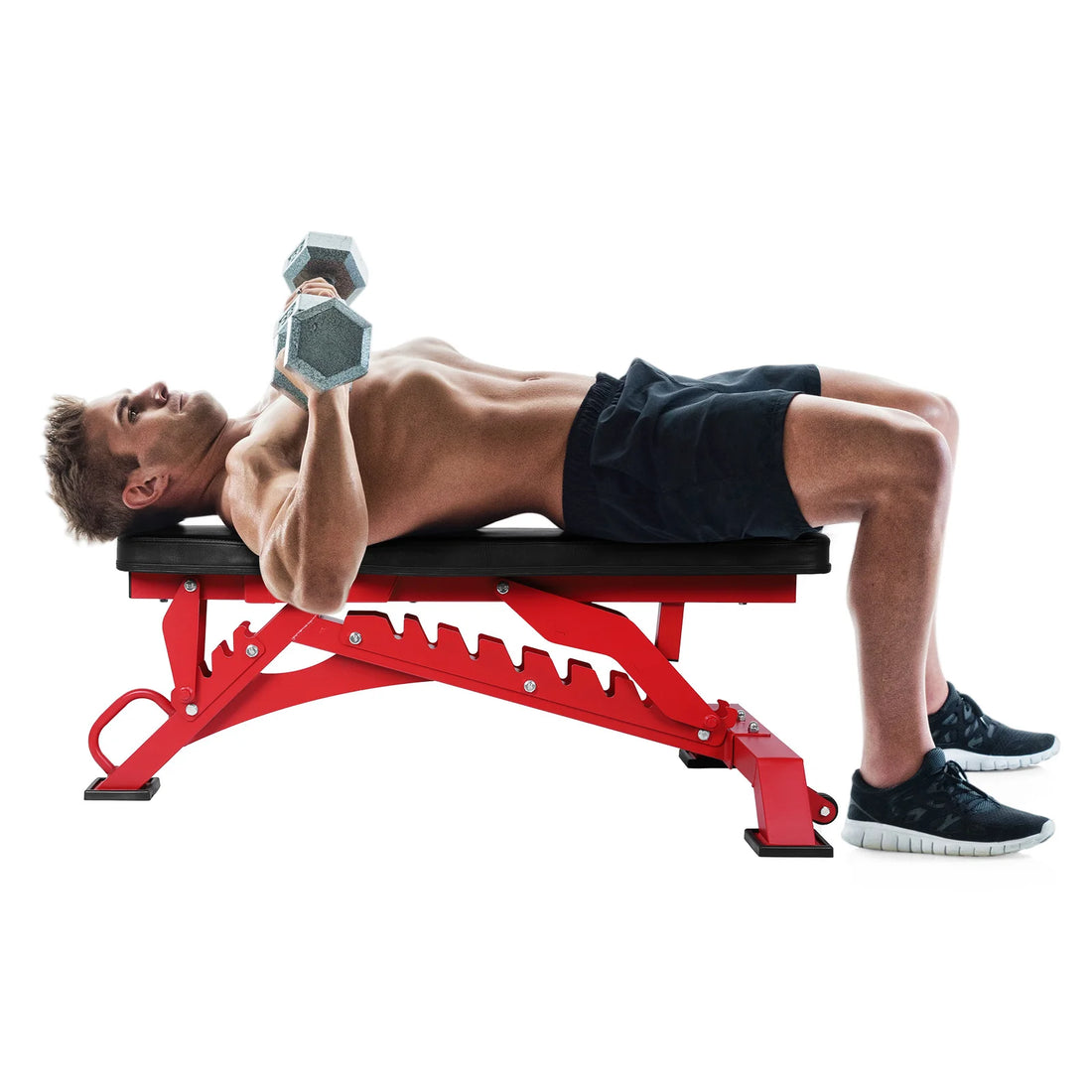 Weight Bench Adjustable Strength Training Bench for Bench Press and Full-Body Workouts